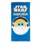 Carbotex Star Wars Baby Yoda fürdőlepedő, strand törölköző 70x140cm (ST2483604-R)