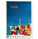  Poszter Szlovénia Planica Síugrás 50x70 (Plakat Vintage Planica Skoki Narciarskie)