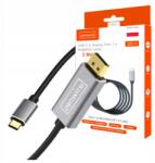 Zenwire Usb-c Kábel Display Port Adapter Hub Usb Adapter C Típus Mhl 8K 60HZ 2M (Kabel Adapter USB-C Display Port DisplayPort)