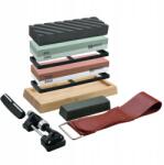  Késélező Kő, 400/1000/3000/8000 szemcsézettség, fenőkő készlet