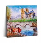 Wallfluent Vászonkép Canvas Stílusos Ajándék Hálószobába Luxus Festmény Csónak 60x60 cm (010030010270000075149)