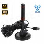  Fém Erős DVB-T2 Aktív Tv Antenna Álló Erősítővel (196391905335)