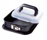 Kaiser Take & Bake Szögletes Kaiser Hordozófedéllel 24X24CM (2300623009)