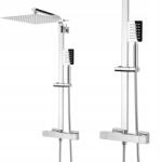 Inea Zuhanyoszlop Zuhanyszett Nagy Esőztetővel 30CM (ZN0281)