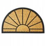 Relaxdays Készre varrt gumi Lábtörlő , kókusz, kültéri használatra, 45 x 75 cm (01941)