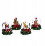 Kaemingk Üveg hógömb a karácsonyfán állat dekoráció (535484)