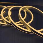 LEDoneLED Neon Led 12V Szilikon 4x10 R2, 5 Meleg Fehér IP67 (n4x10ww)