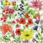 IHR Decoupage szalvéta díszítéssel 33x33cm Barb mezei virágok (989800)