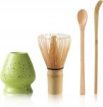 Matcha Tea készlet: Chasen bambusz ecset, zöld (NETK065)