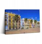 Wallfluent Vászonkép Canvas Otthon Loft Dekoratív Város Costa Blanca 30x20 cm (010030010150000075757)