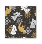 Tulup Canvas fotó 50x50 Hópelyhek Angyalkák Karácsony (ock-50x50-174497801)