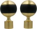 ESTAdeco Gömb Végződés szett 2db. Függönykarnis Ø 19 Réz Matt
