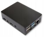  N01 alumínium tok Raspberry Pi 4B készülékhez, fekete (HAN01984)