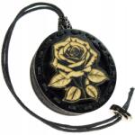  Autóillatosító fa medál Deconet Black Premium Rózsa