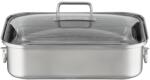 RÖSLE Rosle Expertiso Brater 38x28 cm Capac din Sticla Inductie Inox (91946)