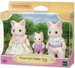 EPOCH Set Figurine Sylvanian Families - Familia Pisicutelor Floral Trio (SF5769) Figurina
