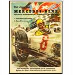  Poszter Hans Herrmann Mercedes Verseny Sport 50x70 (wyścigi samochodowe)