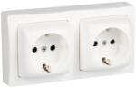 Legrand Priza dubla Legrand Oteo 097381 230V montare aparenta alba (097381)