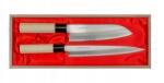 Satake Yoshimitsu 2 db-os késkészlet Santoku+sashimi, univerzális szett (HG8403W)
