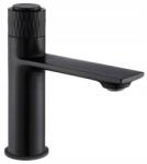 Aveeo Mosdó csaptelep fekete black cubic Click On hosszú kifolyócső Magas (B0102BLB)