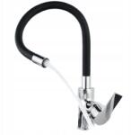 Maibang Konyhai álló mosogató csaptelep Fekete Rugalmas 360° Flex (K0991)