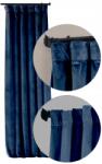 KOMA Kék sötétítő függöny Velvet 140x250 cm Kötözőszalag (Gotowa zasłona 140x250 welurowa na taśmie)