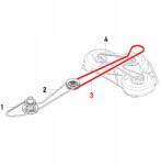 Roven Köztes kerékszíj Husqvarna Rider R 13 213 214 215 216 16C fűnyíró (594977801, 589530001, 585034401)