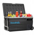 StandHeiz Turista Kompresszoros Hűtőszekrény 75L Hordozható 12-230V Standheiz Lakóautóhoz