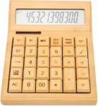  Nagy Méretű Asztali Számológép Százalék Számítással, Fa Hatású, 29 Gombos, Kettős Tápellátás (2612230246411)