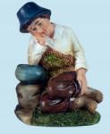 Włoska A fiú a kő mellett pihen, a figurákhoz 15cm (C3293/4)