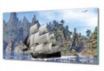 ArtprintCave Üveg falikép Kalóz hajó óceán 100x50 (010010010010100039051)