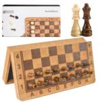  Összecsukható mágneses sakktábla Pu bőrből