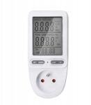 Solight digitális áramfogyasztás mérő. energia, nagy kijelző (DT27)