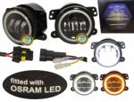 REC-parts Fényszórók Led lámpák Osram Drl Villogók Jeep Wrangler Jk Lj Tj 97-18-hez