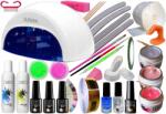 Satin Körömhosszabbító Kezdőkészlet Lámpával