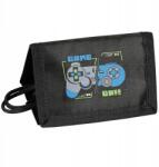 Paso Gyerek pénztárca fiúnak tépőzáras iskolai játék zsinórral, fekete (PP25GI-002)