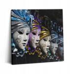 Wallfluent Canvas Vászonkép Irodába Felakasztható Velencei maszk 60x60 cm (010030010270000074994)