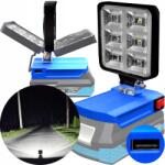 P4U Dedra 18V Sas+ Halogén Munkalámpa Led Usb (DED000004-N)