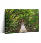 Wallfluent Fotó Vászonkép Canvas Fa Kerettel Étkező Híd A Dzsungelben Khao Yai 30x20 (010030010150000001816)