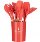 Elitehoff Állvány Konyhai Eszköz Szett 12 db-os Elitehoff 6291 Piros (Elitehoff 6291)