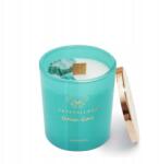 CRYSTALLOVE Szójagyertya amazonittal citrom lime 400g limited edition