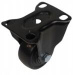 Allin Fi 50 merev görgő, gumírozott fekete, talppal 54x70 mm (KAT00623x1)