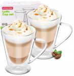 Kamille Thermo Poharak Kávéscsészék Latte Teák 2 db-os Szett Kamille (KM9019)