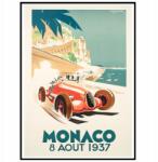  Monaco Grand Prix Racing poszter 1937 A3 (Plakat)