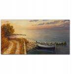 Coloray Vászonkép Tenger ösvény fa felhők 100x50 cm (010030010010000018666)