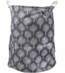MUFART Textilmania, Szürke Vera játék- és szennyestartó kosár (15019)