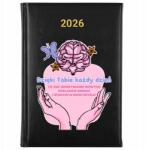 FunnyCase Naptár tervező 2026 Új Energia És Nyugalom Felfedezése Fekete Ajándék (KalendarzODKRYWANIE NOWEJ ENERGII I SPOKOJU)