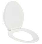 vidaXL WC-ülőke, szabadon álló, gyorscsatlakozóval, fehér (145019)