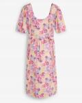 Bodyflirt Virágmintás Kismama Ruha, Size 44/46, rózsaszín, viszkóz