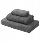 Westwing Audrina 100% Pamut törölköző szett 550 g/m2 70x140 50x100 30x50cm szürke (DEL2JFA04 102)